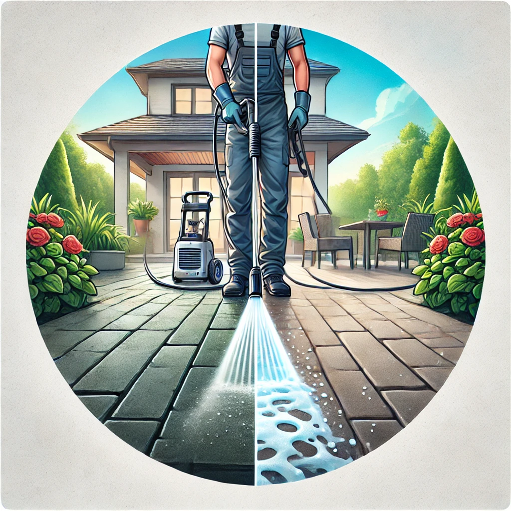 Patio & Sidewalk Cleaning