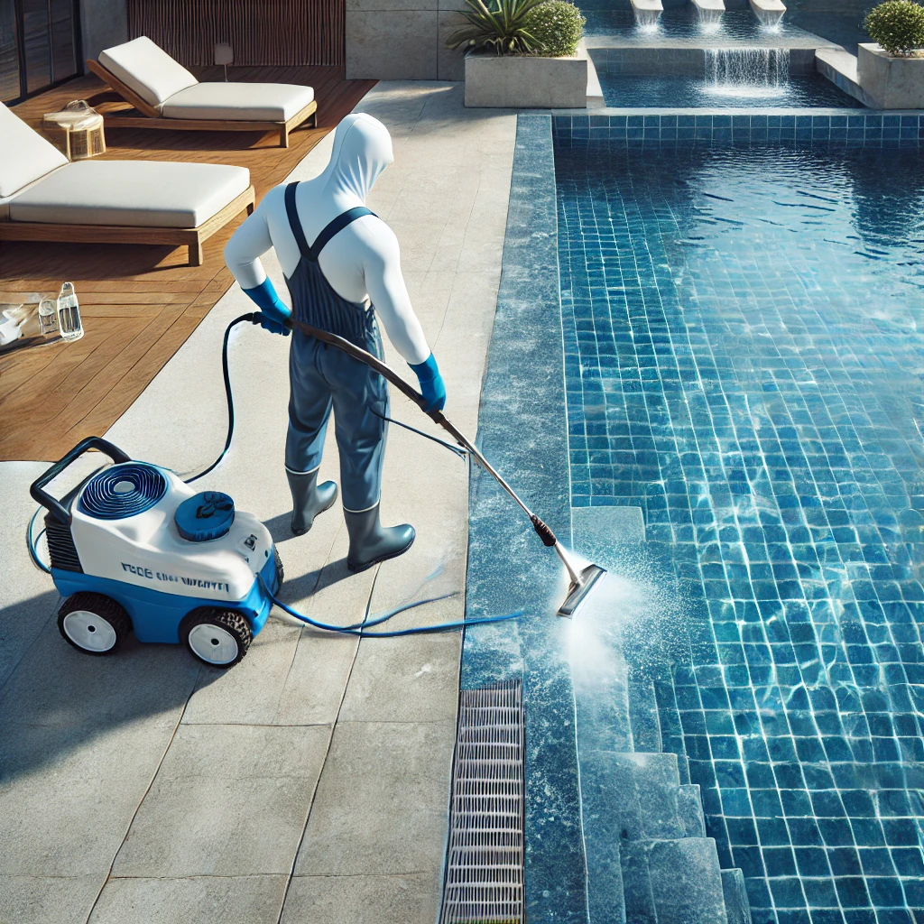 Pool Deck Cleaning